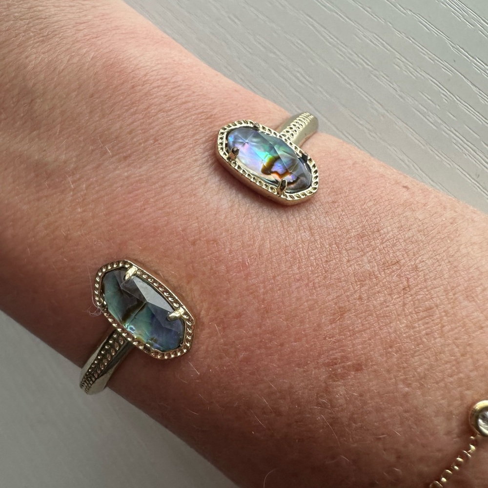 Iridescent Silver Bracelet